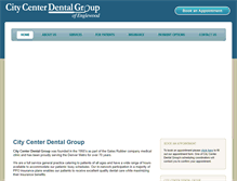 Tablet Screenshot of citycenterdentalgroup.com